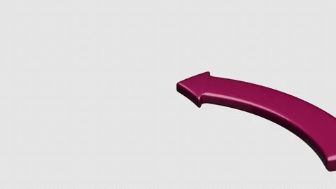 Purple Plastic Arrows On Alpha Channel Stock Footage 303516406