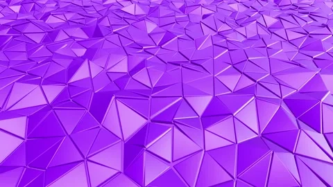 Purple plastic triangles pattern looping 3D animation Video stock 177027204