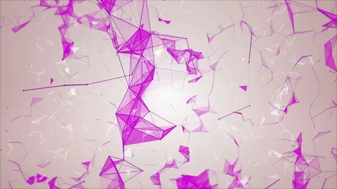 Purple plexus background Stock Footage 89874312
