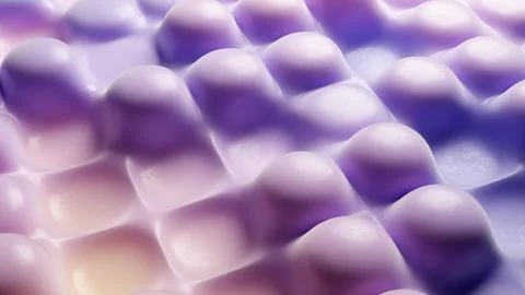 Purple plush bubble surface with soft rounded sensory texture. Stock Illustration