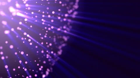 Purple points and light beams motion background Stock-Footage 82251881