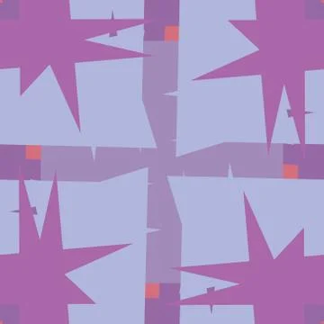 Purple Pointy Corner Pattern Stock Illustration