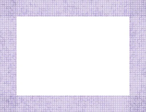 Purple polka dot frame Stock Illustration