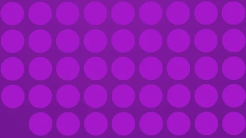 Purple polka dots pattern background loop. Stock-Footage 282374244