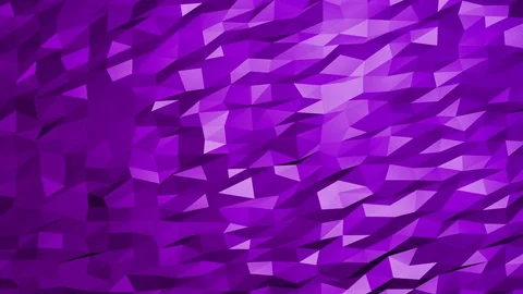 Purple polygonal geometric surface - seamless loop Video stock 81452290