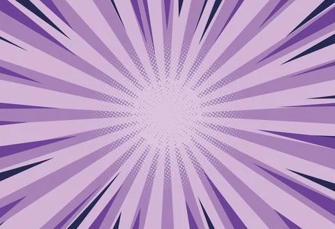 Purple pop style background with halftone Stock Illustration