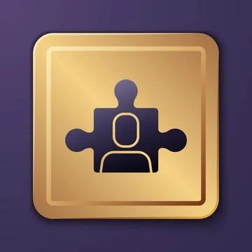 Purple Project team base icon isolated on purple background. Business analysis Stock Illustration