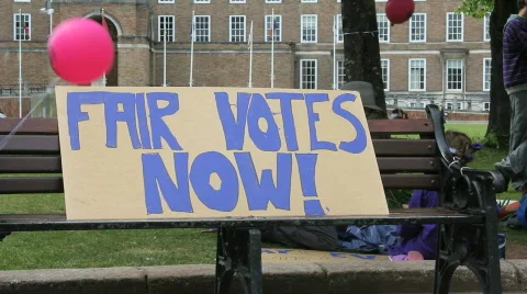 Purple protest 10 Video stock 713700