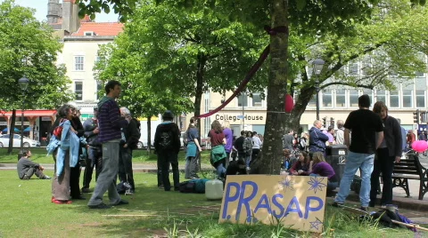 Purple protest 11 스톡 동영상 713749