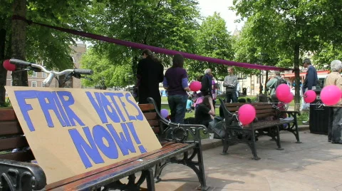 Purple protest 13 Video stock 713751