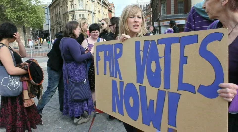 Purple protest 21 Video stock 713888