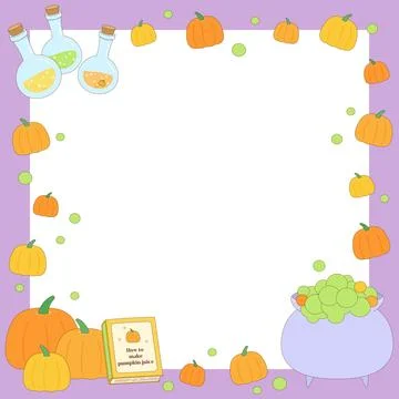 Purple pumpkin potion class 1 Stock Illustration