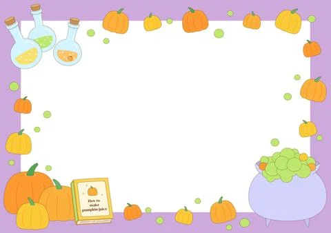 Purple pumpkin potion class 2 Stock Illustration