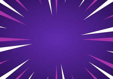 Purple radial burst background with comic speed lines and central copy spac.. Stock Illustration