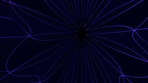 Purple Radial Light Lines Seamless Loop Stock Footage 340579231
