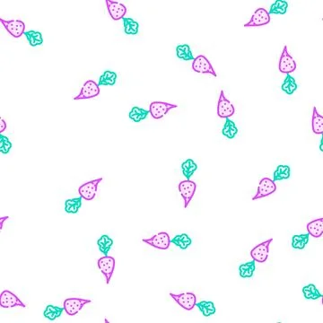 Purple radish vector seamless pattern 스톡 일러스트