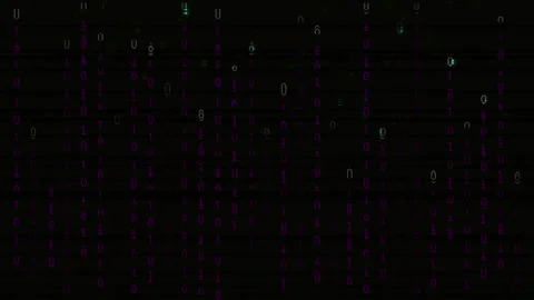 Purple Rain - Matrix Code Loop Vídeos de archivo 334274330