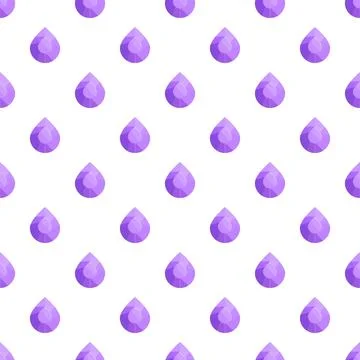 Purple raindrop gem falling seamless pattern background 스톡 일러스트