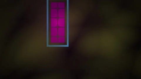 Purple rectangle with blue border on dark background. Video stock 337517340