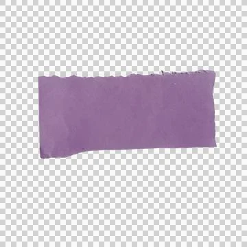 Purple rectangular paint stroke isolated on a transparent background Stock-Fotos