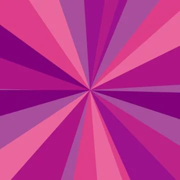 Purple, red and pink rays background. Vector illustration for your bright beams Illustrazione stock