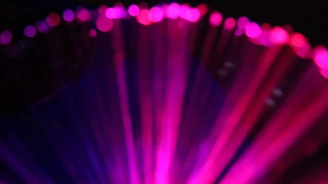 Purple red blue diode lights background Stock Footage 98569327