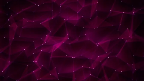 Purple Red Dotted Lines Connection for Cyber Futuristic Background Animation 스톡 동영상 202617032