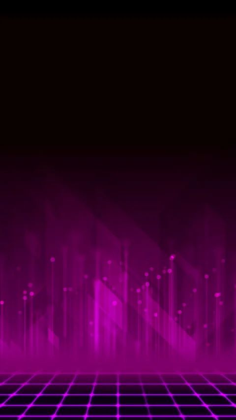 Purple retro futuristic neon cyber grid Stock Video Pond5