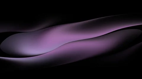 Purple ribbon wave on black background, cinematic abstract seamless loop for lux Vídeos de archivo 339263987