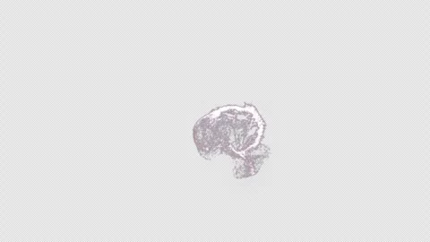Purple Ring Particle Effect With Alpha Channel Stock Footage 339301939