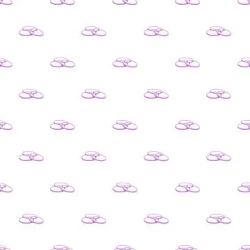 Purple rings abstract seamless pattern design background イラスト素材