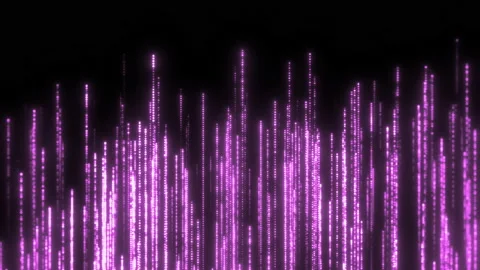 Purple Rising Particles Loop Vídeo Stock 153435062