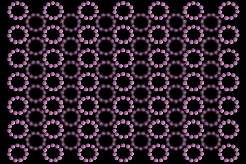 Purple Rotating Balls Vídeo Stock 544787