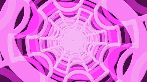 Purple Rotating Circle Cutout Stock Footage 100175760