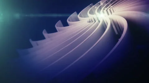 Purple rotor in motion Stock Footage 41204238