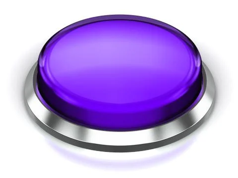 Purple round button Stock Illustration