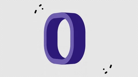 Purple rounded rectangle with white interior Stock Footage 286705955