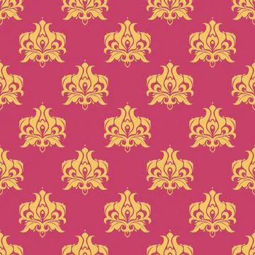 Purple royal pattern Stockillustratie