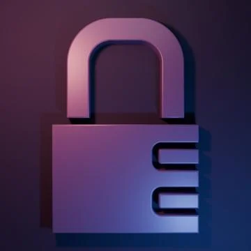 Purple Safe combination lock icon isolated on purple-blue background. Combi.. 스톡 일러스트