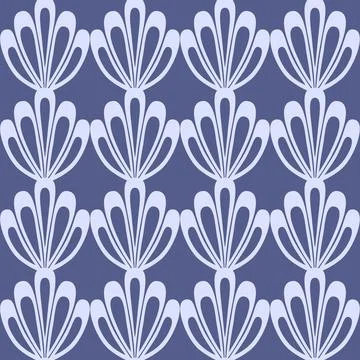 Purple sea seamless pattern background with shell for product design and deco Stock Illustration