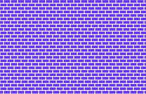 Purple Seamless Brick Pattern Background, Abstract Geometric Wall Texture 스톡 일러스트
