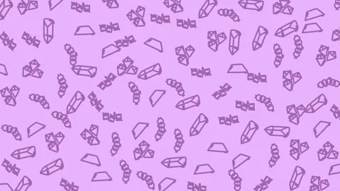 Purple seamless doodle pattern background with vector icons for design project 库存影片 331592440