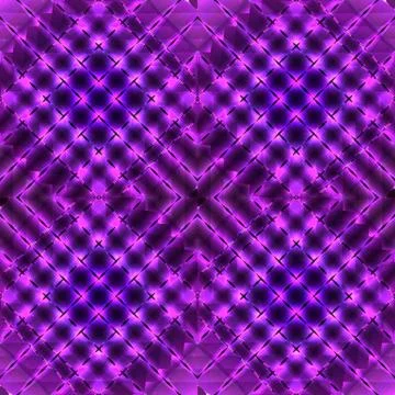 Purple seamless pattern with geometric chaotic sharp elements. Vector pattern Stock Illustration