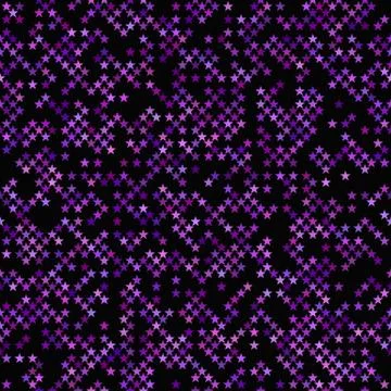 Purple seamless pentagram star pattern background イラスト素材