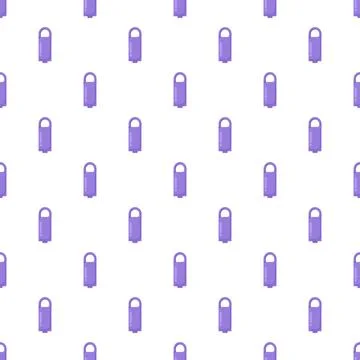 Purple security padlock pattern with white background Stock Illustration