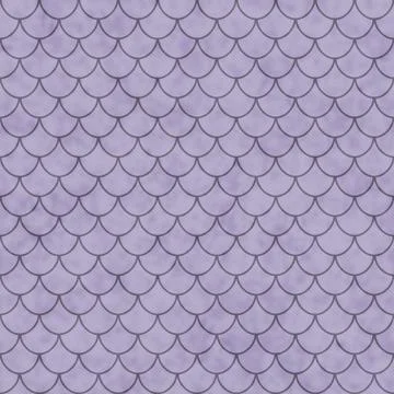 Purple shell tiles pattern repeat background Stock Illustration