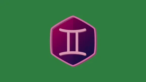 Purple shield icon on with the letter t it screen figure Stock Footage 335987882