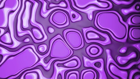 Purple shining wavy liquid surface. Digital graphic abstract background with Stock Footage 129282255
