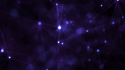 Purple shiny abstract polygons lines and stars background 스톡 동영상 129477843