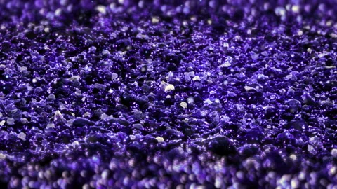 Purple Shiny glitter seamless loop abstract texture close up macro background Stock Footage 106953630